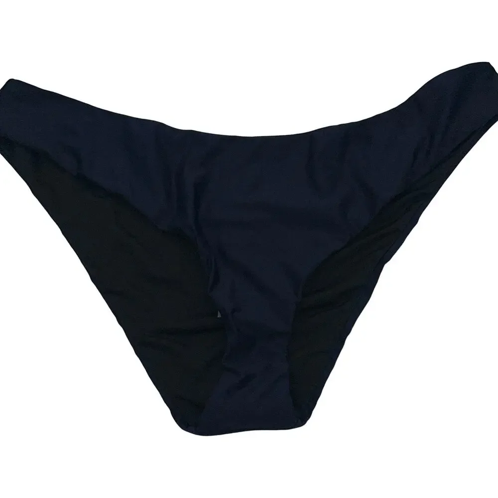 New NWT J. Crew Navy Blue Bikini Swim Bathing Suit Bottom Women's Size 3X